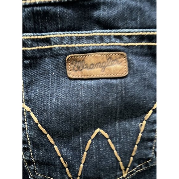 Wrangler Denim Pink Label Blue Jean womens western Skirt, Size 19 - Picture 4 of 7